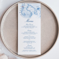 Clearwater Beach FL Map Elegant Navy Blue Wedding