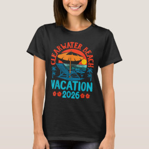 Clearwater Beach Florida 2026 Familienurlaub Somme T-Shirt