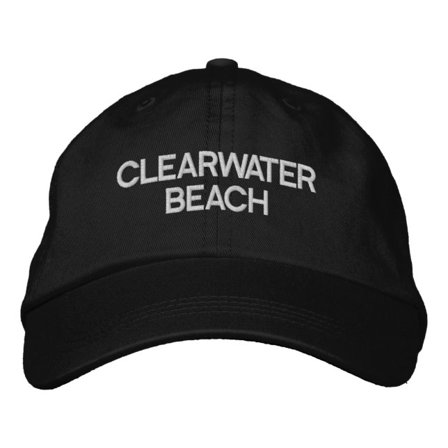 Clearwater Beach Florida Embroidered Baseball Hat Bestickte Baseballkappe (Vorderseite)