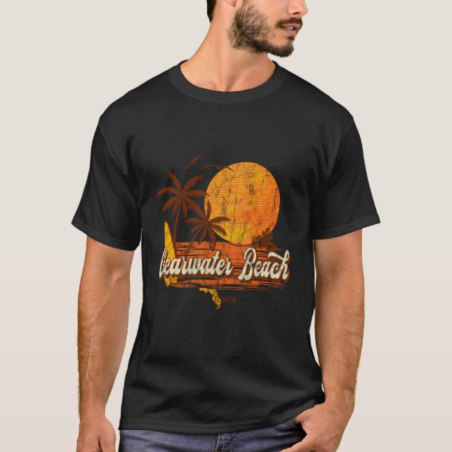Clearwater Beach Florida Fl Beach T-Shirt (Vorderseite)