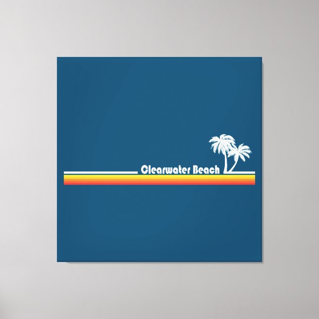 Clearwater Beach Florida Leinwanddruck (Vorderseite)