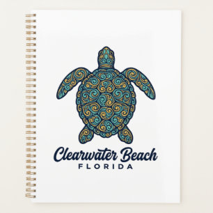 Clearwater Beach Florida Meeresschildkröte Vektor  Planer