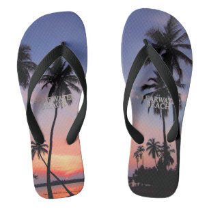 Clearwater Beach Florida Paar Flip Flops