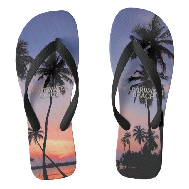 Clearwater Beach Florida Paar Flip Flops (Fußbett)