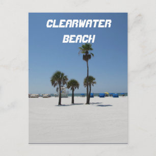 Clearwater Beach Florida Postkarte