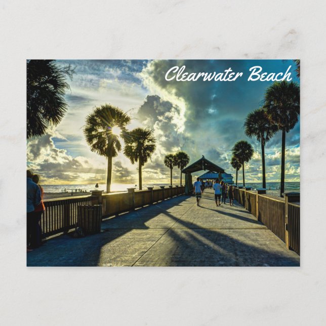 Clearwater Beach, Florida Postkarte (Vorderseite)