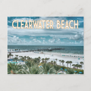 Clearwater Beach Florida Postkarte