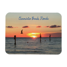 Clearwater Beach, Florida-Sonnenuntergangsmagnet Magnet