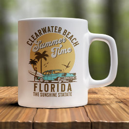 ClearWater Beach Florida Summer Time Kaffeetasse