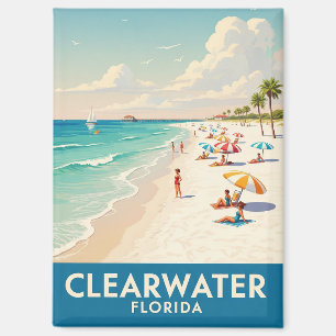 Clearwater Beach Florida Travel Magnet
