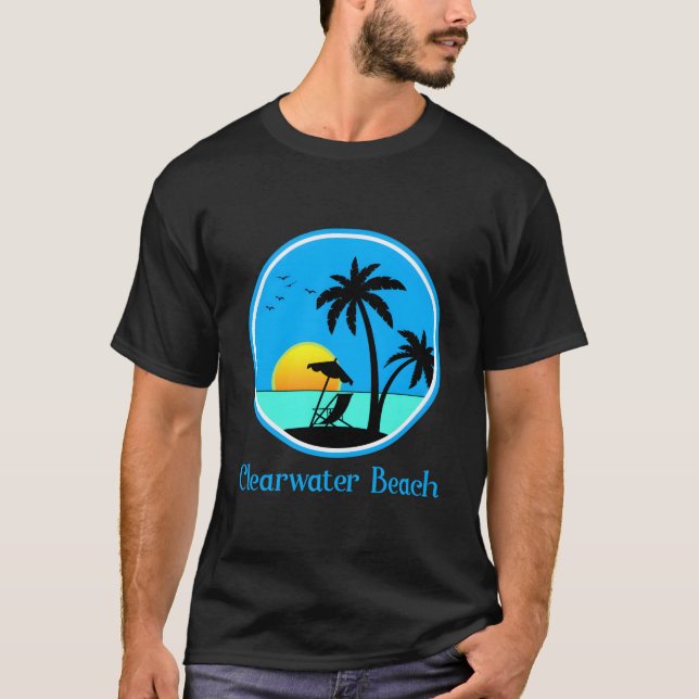 Clearwater Beach Florida Urlaub T-Shirt (Vorderseite)