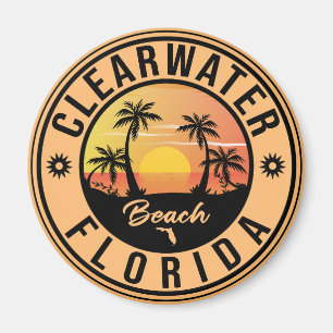 Clearwater Beach Florida Vintage-Souvenirs Magnet
