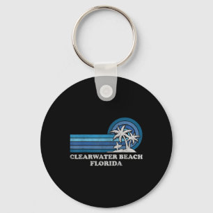 Clearwater Beach Florida Vintager Familienurlaub Schlüsselanhänger