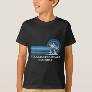 Clearwater Beach Florida Vintager Familienurlaub T-Shirt