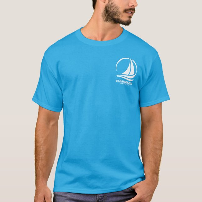 Clearwater Beach (Meeresschildkröte) T-Shirt (Vorderseite)