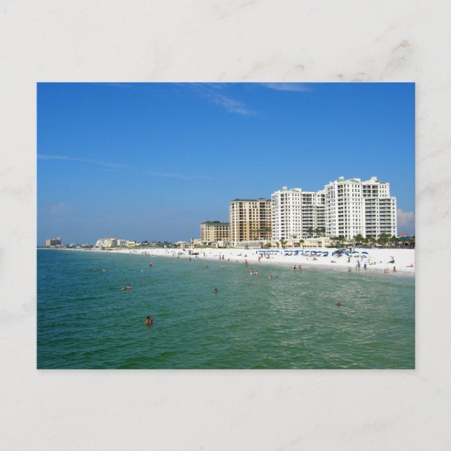 Clearwater Beach Postkarte (Vorderseite)