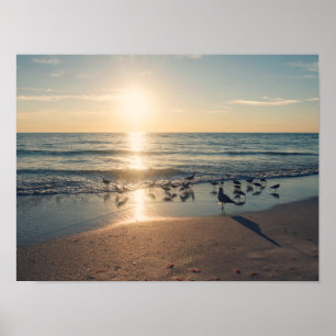 Clearwater Beach Sunset Poster