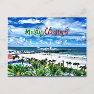 Clearwater Beach Weihnachtsgrüße Postkarte