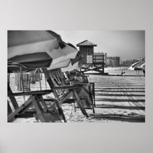 Clearwater Fl Liegestühle Poster