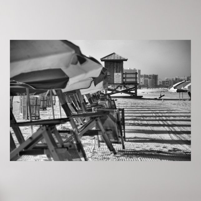 Clearwater Fl Liegestühle Poster (Vorne)