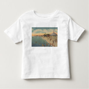 Clearwater, FL - Schwimmer u. Sunbathers auf Kleinkind T-shirt