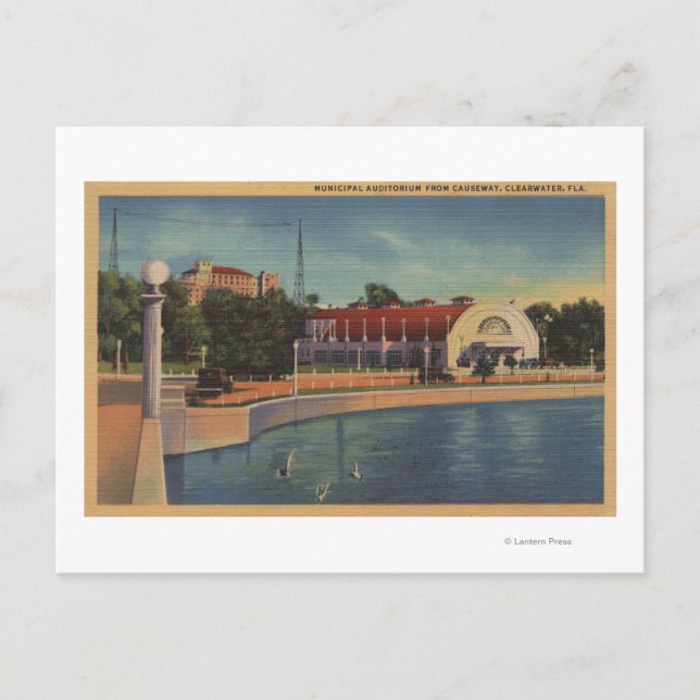 Clearwater, Florida - Aussicht auf die Stadt Postkarte (Vorderseite)