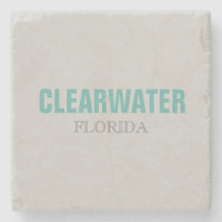 Clearwater Florida Beach Style Stone Untersetzer