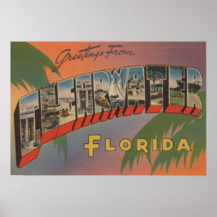 Clearwater, Florida - Großbuchstaben - Szenen 3 Poster