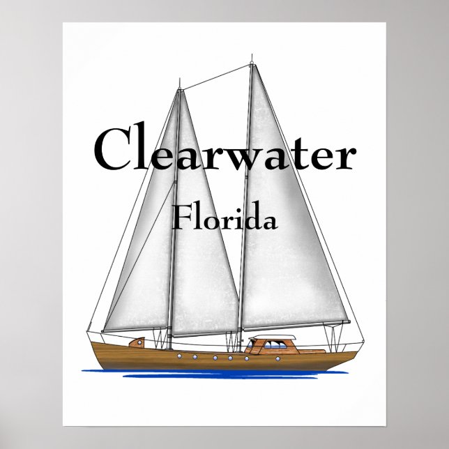 Clearwater Florida Poster (Vorne)