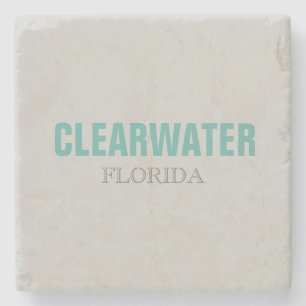 Clearwater Florida Strand Style Steinuntersetzer