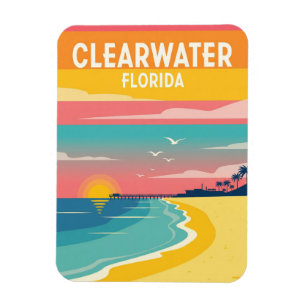 Clearwater Florida Travel Magnet