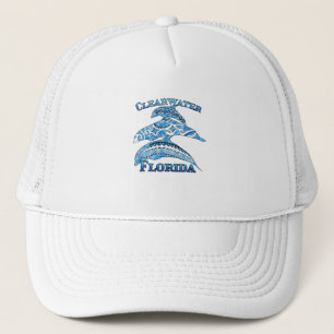 Clearwater Florida Vacation Tribal Delphine Truckerkappe