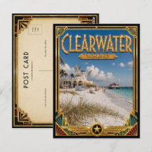 Clearwater Florida Vintage Art Deco Golden Age