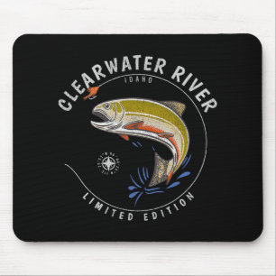 Clearwater River Forellen-Angelfliegen-Souvenir Cl Mousepad