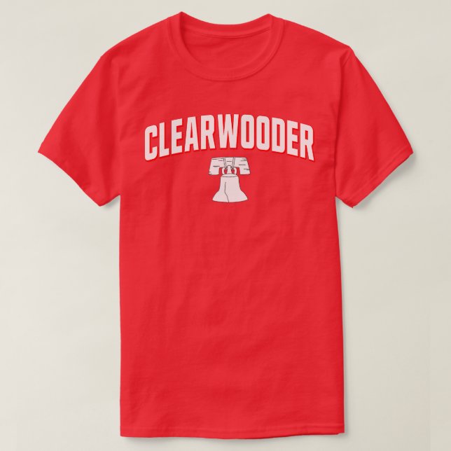 Clearwooder Philly Funny Baseball Clearwater FL S T-Shirt (Design vorne)