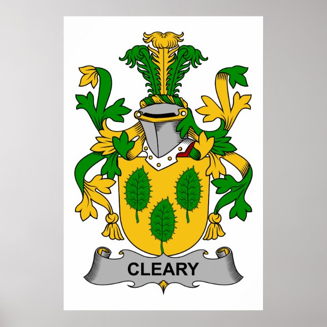 Cleary Familienwappen Poster (Vorne)