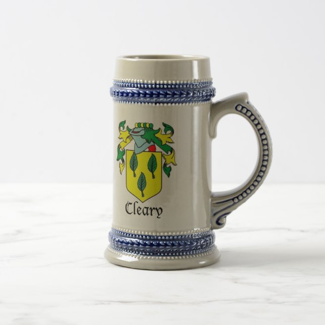 Cleary Schild Stein Bierglas (Rechts)