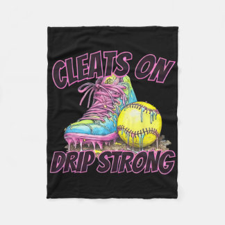 Cleats On Drip Strong Softll Drip Softll Mom Retro Fleecedecke