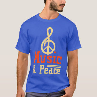 Clef Calm Sound Song 2020 Music and Peace Musical T-Shirt