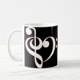Clef-Herz-Tasse Tasse