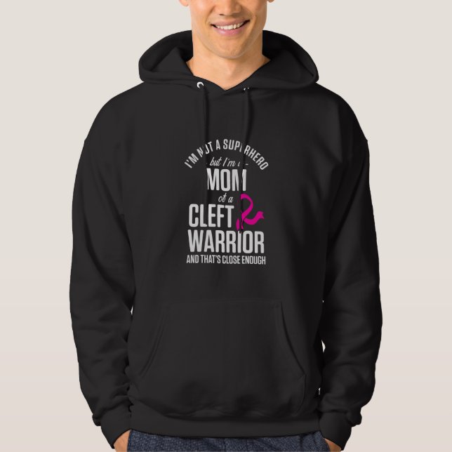 Cleft Palate Lip Mama Hero Cleft Hoodie (Vorderseite)