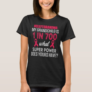 Cleft Palate Lip Oma 700 Starkes Bewusstsein T-Shirt