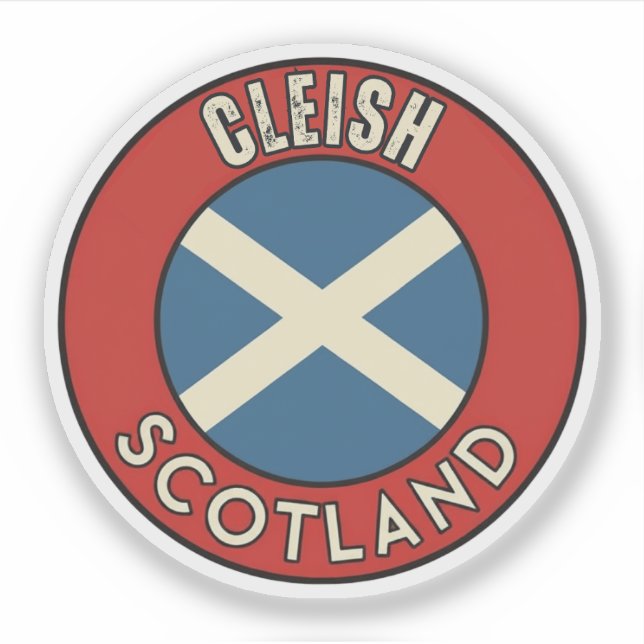 Cleish, Schottland Aufkleber (Vorderseite)