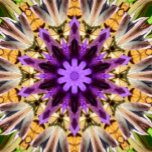 CLEMATIS<br><div class="desc">Ein schönes und lebendiges abstraktes Design einer lila Clematis-Blume.</div>