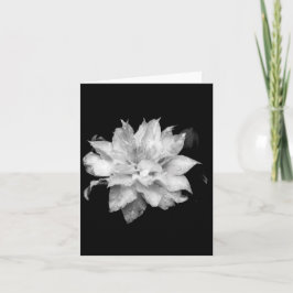 Clematis 2 Beileid mit leerer Note Card Condolence Dankeskarte