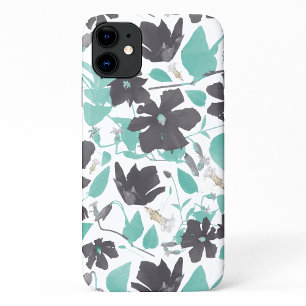 Clematis Aquamarine Blume Case-Mate iPhone Hülle