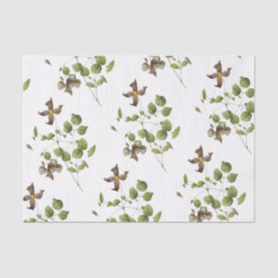 Clematis Blume Pattern Seidenpapier
