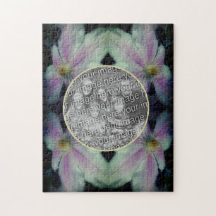 Clematis Blume Petals Abstrakt Foto hinzufügen Puzzle