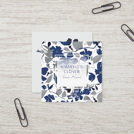 Clematis Blütensaft Quadratische Visitenkarte