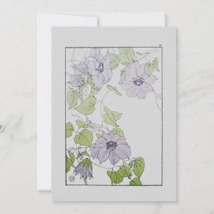 Clematis Feiertagskarte